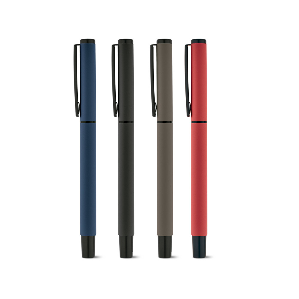 ALVA. Roller em alumínio com escrita em preto