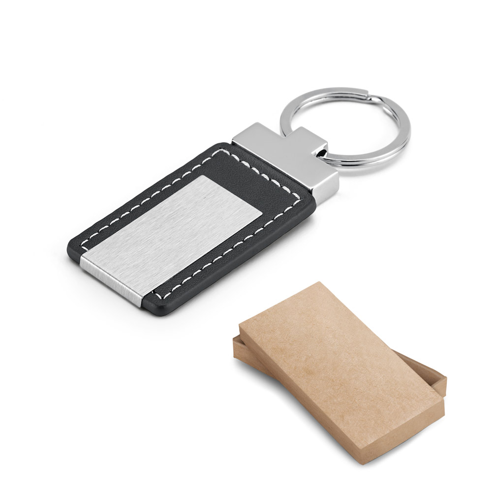 KENDAL. Chaveiro em c.sintético e metal