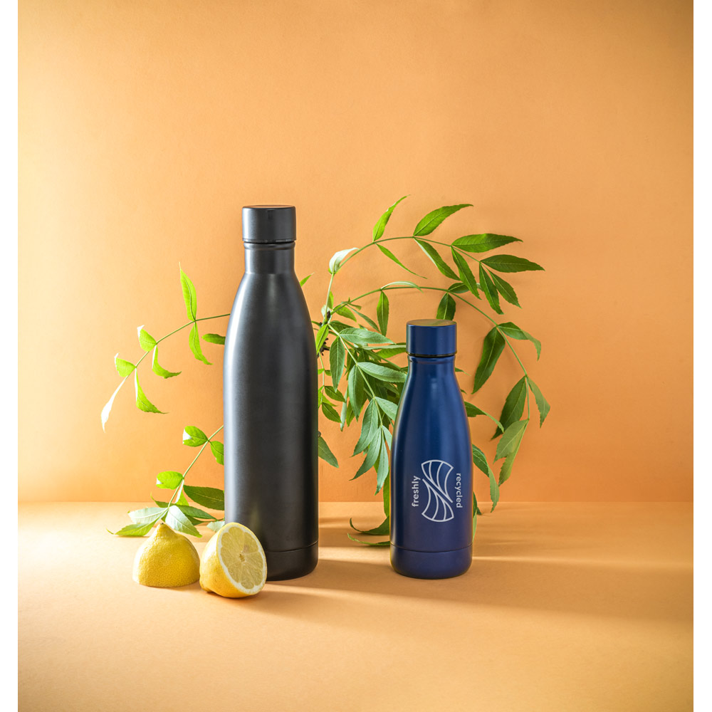 RE-BUFFON S. Garrafa térmica em aço inox 90% reciclado com parede dupla, isolada a vácuo e acabamento em mate 400 mL - Imagem 4