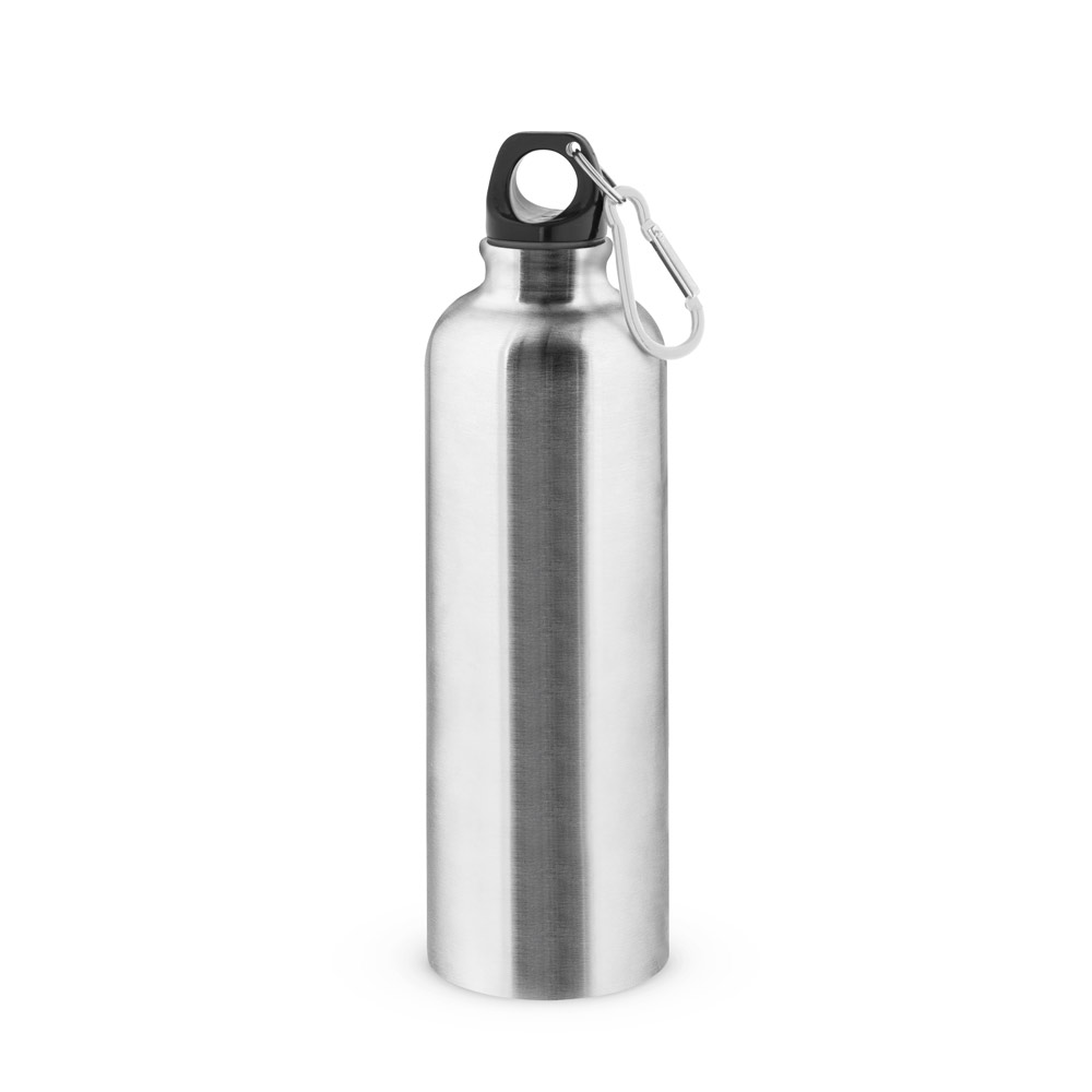 KARSTEN L. Squeeze esportiva em aço inox de parede simples com mosquetão 790 mL - Imagem 6
