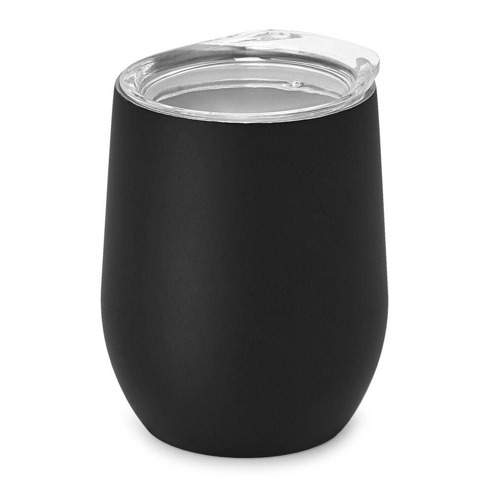 HYGGE. Copo de viagem em aço inox, térmico com parede dupla isolada a vácuo e acabamento mate 400 mL - Imagem 4