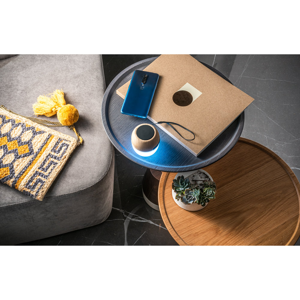 KALAM. Caixa de som portátil em bambu e PP com microfone e autonomia de 2h - Imagem 4