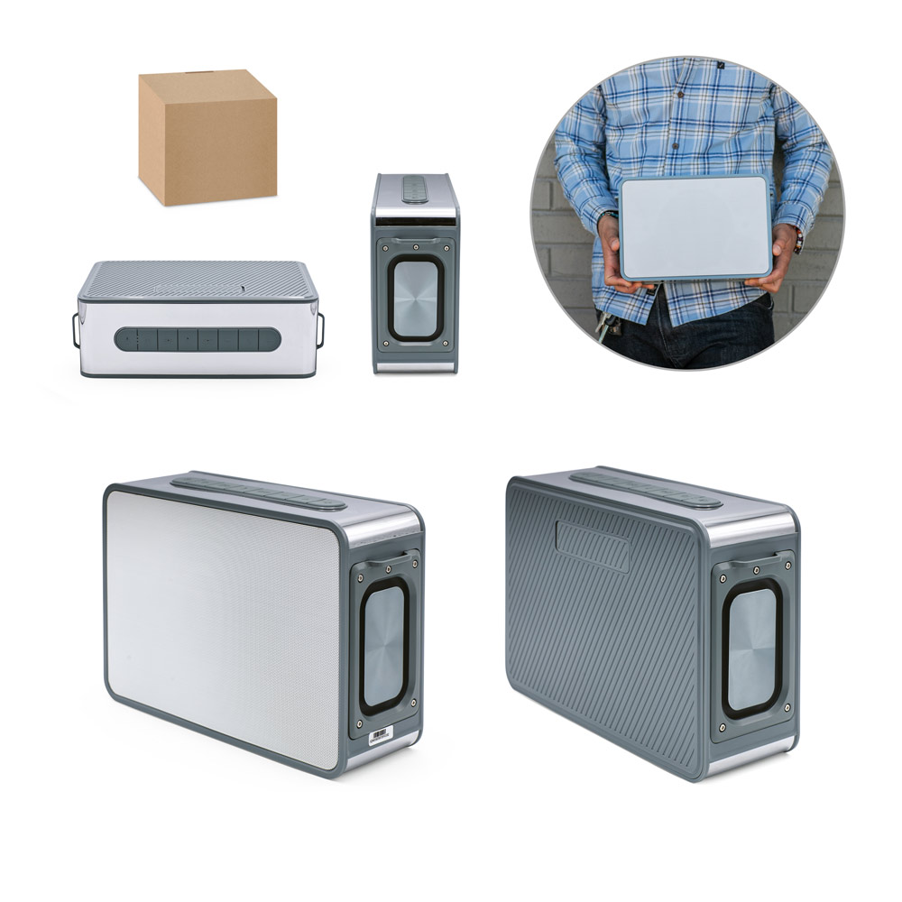 JOUNCER. Caixa de som em ABS 100% reciclado com microfone incorporado 5'200 mAh